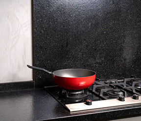 Wok Brinox Garlic Antiaderente Pro-flon Ø24cm 2,3 Litros Vermelha